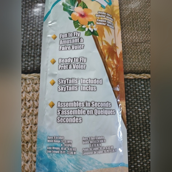 Disney Moana 2 SkyDelta 42 Kite - Blue and Tan - Picture 4 of 5